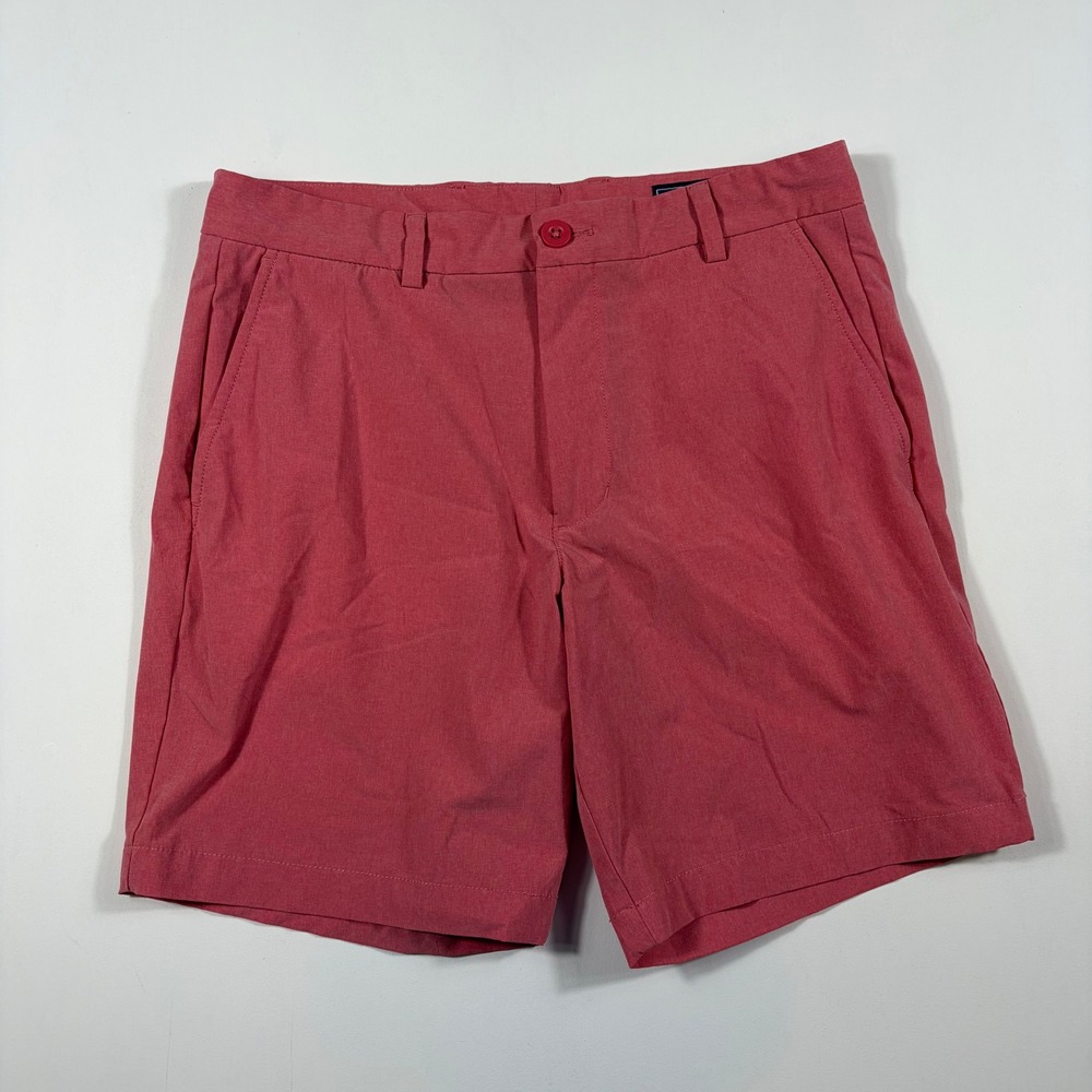 Vineyard Vines Performance Shorts Mens‎ 30 Flat Front Stretch Pink